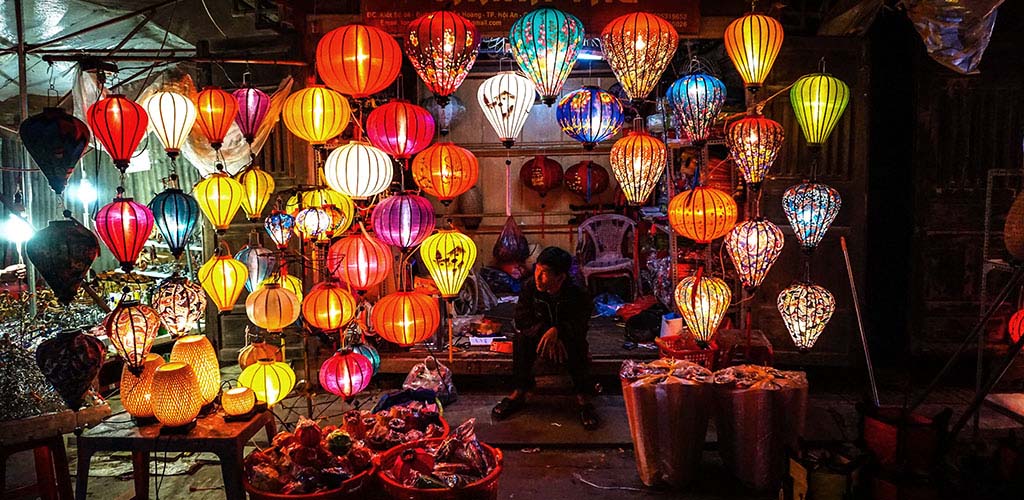 Traditional lanterns in Hoi An, Vietnam