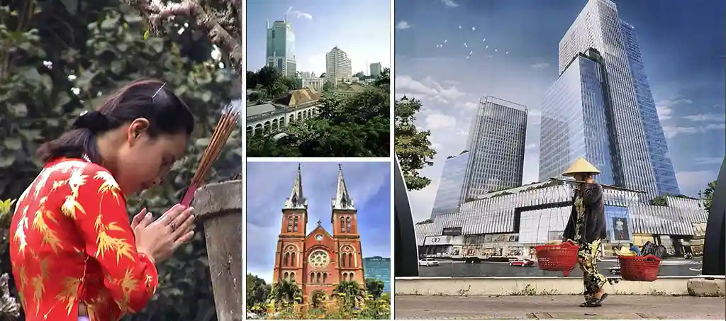 Saigon image collage