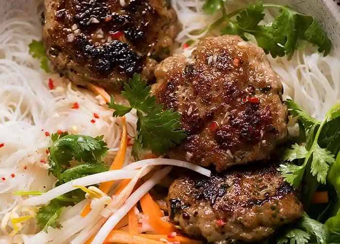 Bun cha - Vietnamese meatballs