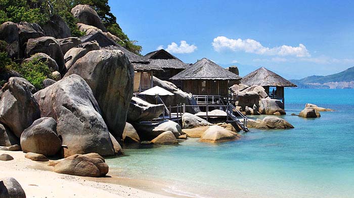 Six Senses Ninh Van Bay resort Vietnam beachfront