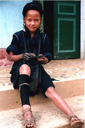 Hmong girl Mai Chau, Vietnam