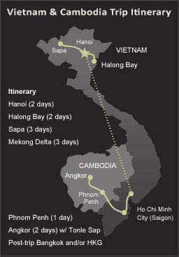 Vietnam Photography Tour itinerary