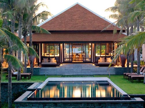 Luxury private villa at the Four Season's Nam Hai, Vietnam