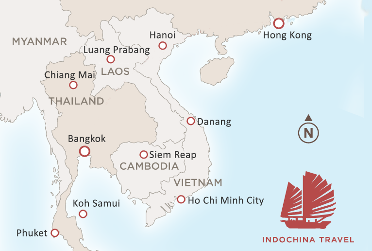 Southeast Asia Private Charter Map