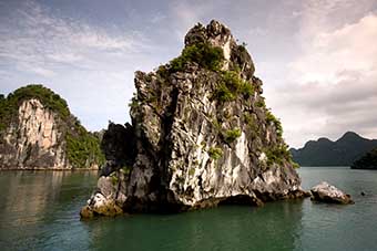 Halong Bay karst island